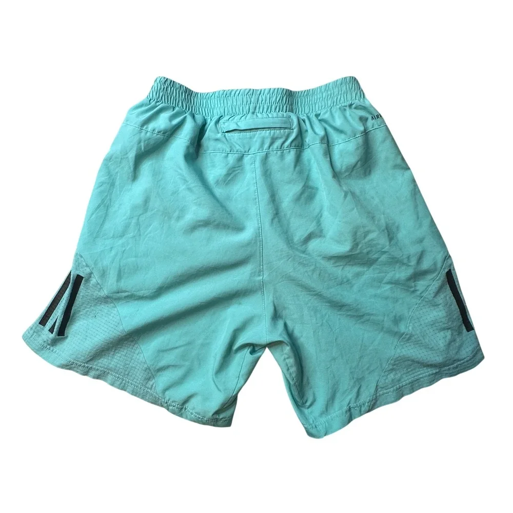 Adidas Shorts Mens M Teal HB8868 AEROREADY Athletic Training Running Gym Fitness